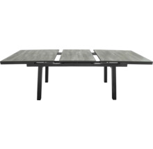 Ausziehbarer Gartentisch mit Holzoptik