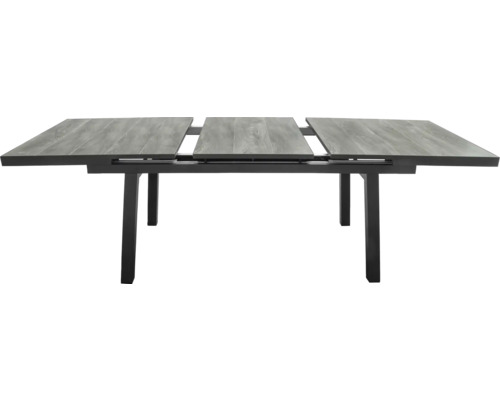 Ausziehbarer Gartentisch mit Holzoptik