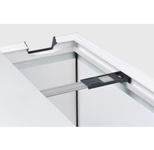 Aquarium mit Heizelement und Halterung