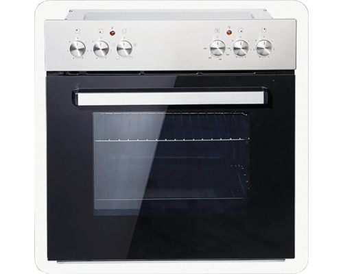 Freistehender Elektroherd mit Bedienfeld und Sichtfenster