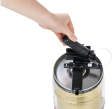 Anschluss eines Partyfass Anstichkopfes an ein 5-Liter Bierfass