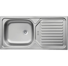 Edelstahlspüle mit Abtropffläche