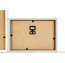 Rückseite eines Holz-Fotorahmens