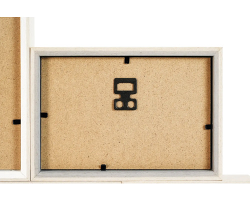 Rückseite eines Holz-Fotorahmens