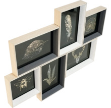 Mehrfachbilderrahmen mit sechs Bildern