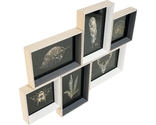 Mehrfachbilderrahmen mit sechs Bildern