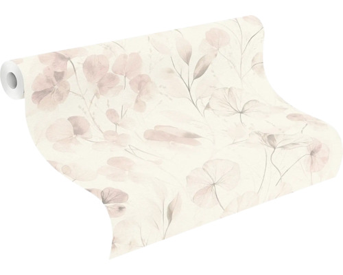 Tapetenrolle mit floralem Muster