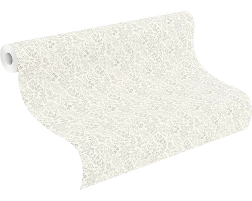 Rolle Tapete mit zartem Blumenmuster