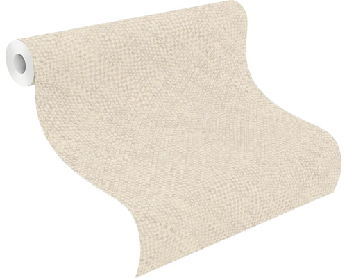 Tapetenrolle mit Textilmuster