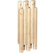 Holzspielgerät mit Stufenform und Löchern