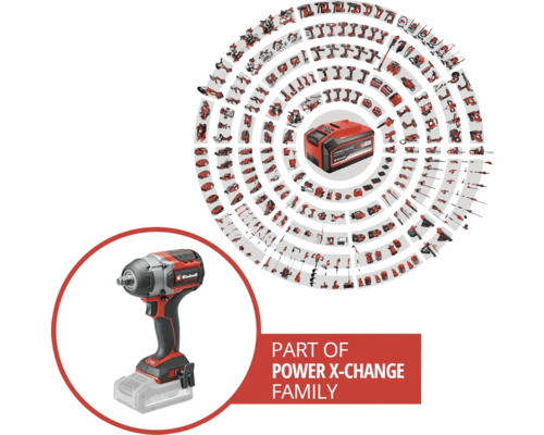 Einhell Akku-Schlagschrauber und Power X-Change Familie