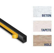 Kantenschutzprofil mit Klebeband zur Montage auf Beton, Tapete und Holz
