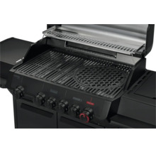 Monroe Pro Gasgrill mit Grillrost und Warmhalterost