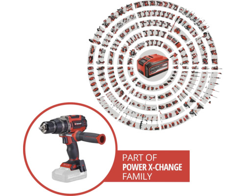 Einhell Akku-Bohrschrauber und Power X-Change Produktfamilie