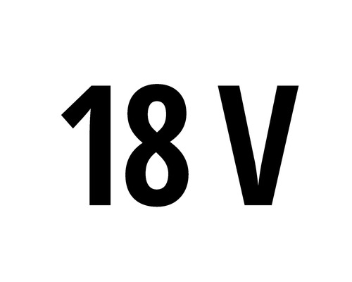 18 Volt Kennzeichnung