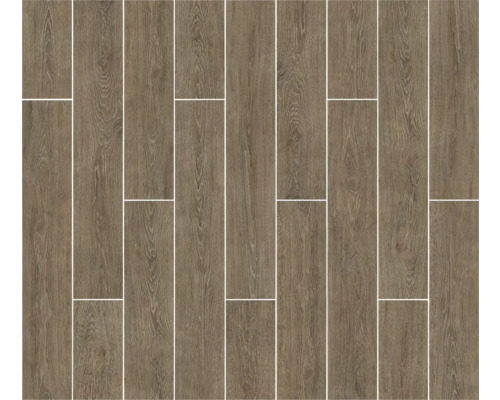 Verlegung von Bodenfliesen in Holzoptik