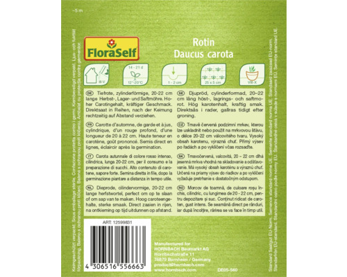 Rotin Möhrensaat Daucus carota