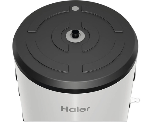 Haier Waschmaschine mit schwarzer Oberseite