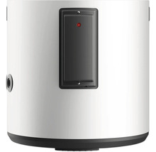 Detailansicht eines Warmwasserspeichers mit Kontrollanzeige