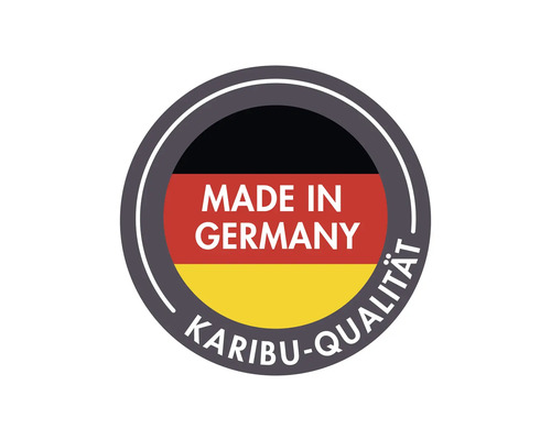 Made in Germany Siegel Karibu-Qualität