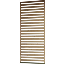 Holz Sichtschutzzaun mit horizontalen Latten