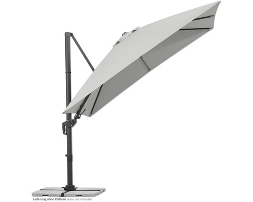 Freiarm-Sonnenschirm mit Ständer