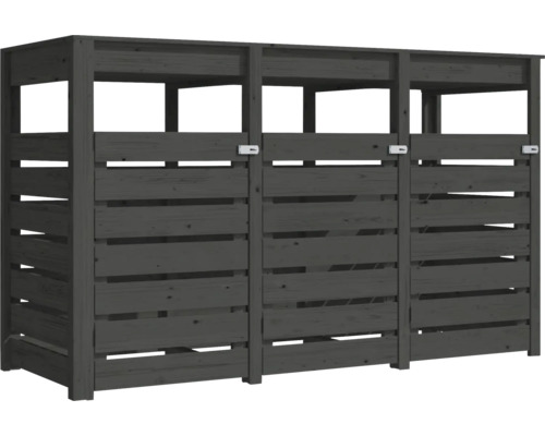 Mülltonnenbox für drei Mülltonnen