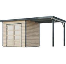 Gartenhaus mit Anbau aus Holz