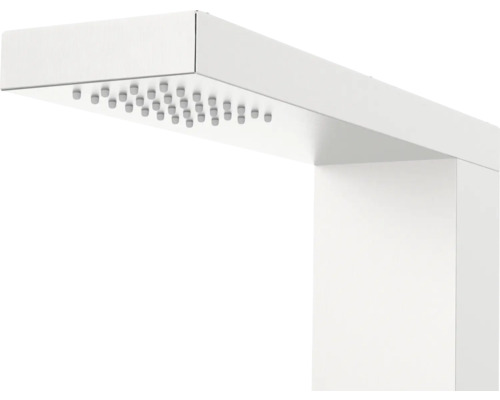 Vierkantige Kopfbrause mit mehreren Wasserdüsen