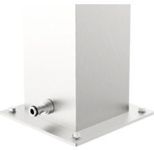 Edelstahlsäule mit Wasseranschluss