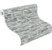 Tapetenrolle mit Steinmauer-Motiv