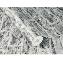 Tapetenrolle mit Steinmaueroptik