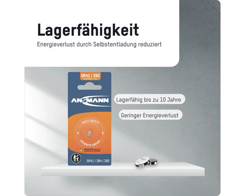 Ansmann SR41 Knopfzelle im Blisterpack