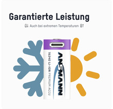 Ansmann 16340 Lithium-Ionen Akku für extreme Temperaturen