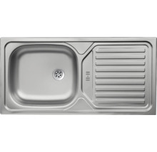 Edelstahlspüle mit Abtropffläche