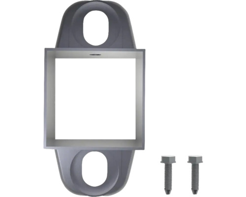 Dachrinnenhalterung mit Schrauben zur Montage