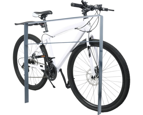 Fahrrad und Fahrradständer