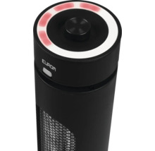 Elektrischer Heizlüfter mit Bedienfeld und Eurom Logo