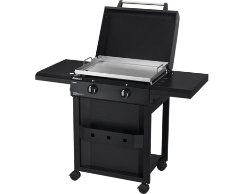 Enders Gasgrill mit zwei Brennern, Grillplatte und Seitentischen
