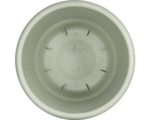 Innenansicht eines Pflanzgefäßes mit Elho Logo