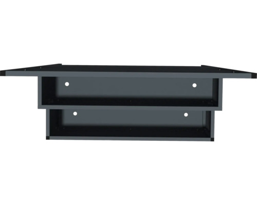 Wandregal mit zwei Fächern