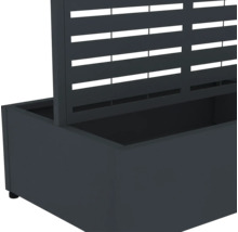 Blumenkasten mit Spalier für den Garten