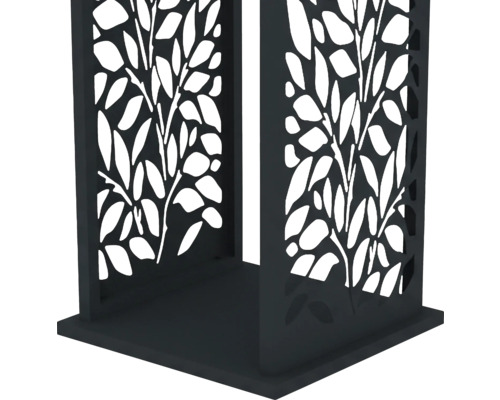 Dekorative Gartenleuchte mit Blätterdesign