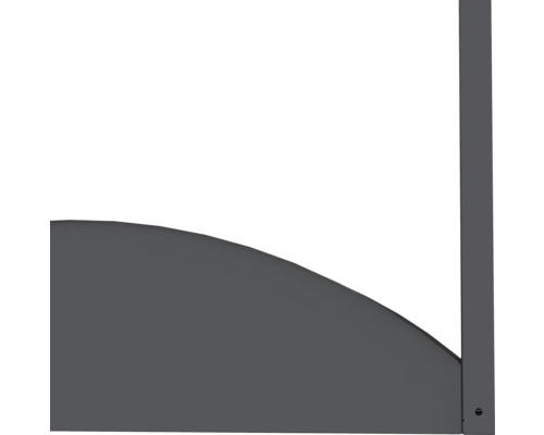 Detailansicht eines Zaunelements