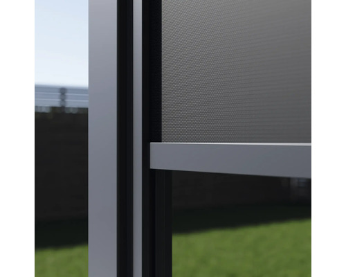 Detailansicht eines Insektenschutzrollos