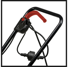 Griff und Kabel einer elektrischen Gartenfräse