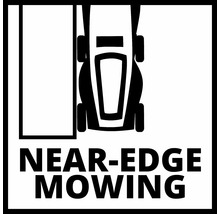 Symbol für randnahes Mähen