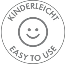 Symbol für kinderleichte Bedienung