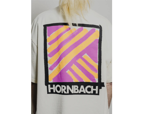 T-Shirt mit grafischem Muster und Hornbach Logo