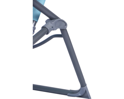 Detailansicht von Campingstuhl-Beinen